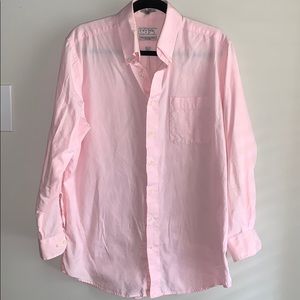 Pink long sleeve button up